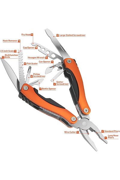 Generic Multi Tool, Multitool, Fathers Gifts, Pocket Knife, Multitool Pliers, C