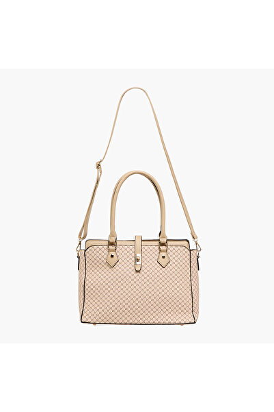 SASHA Printed Tote Bag with Detachable Strap and Wallet