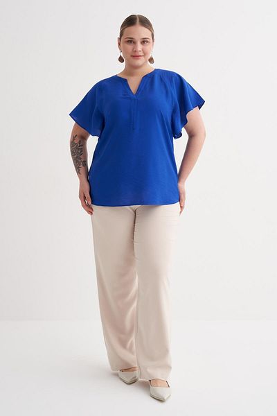 MYLİNE Cape Sleeve Casual T-Shirt