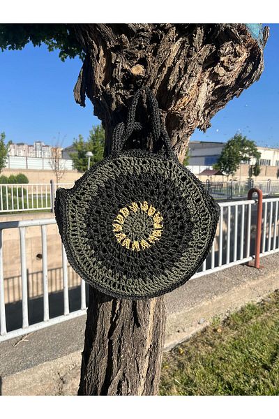 meSga butik Wicker Hand Organ Bag