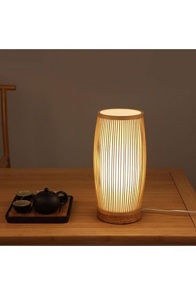 Gharaib Al Tuhaf Sokun Lamp - Wooden Design with Warm Lighting
