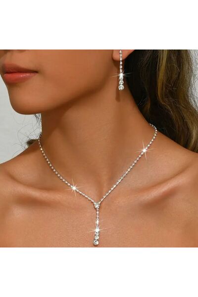 Yıldız Accessory Zirkon Taşlı Işıl Işıl Parıltılı Düğün Nişan Organizasyon Ko...