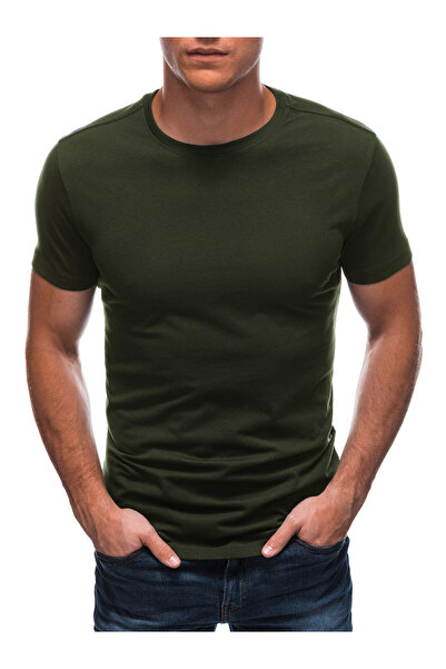 Edoti Herren Basic T-Shirt EM-TSBS-0100 - oliv