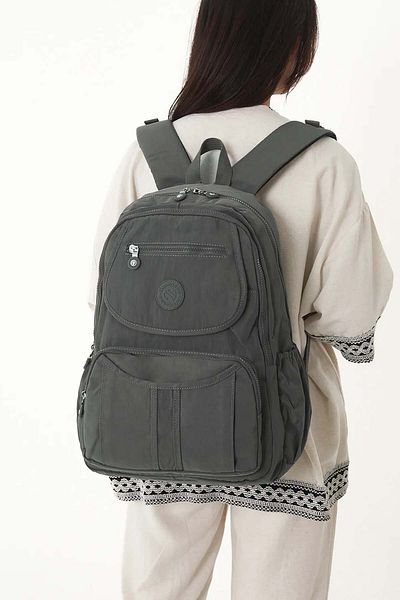 Lifonbag Unisex Water Resistant Crinkle Fabric Multi-Eye Laptop School and Backpack (45X33 cm)