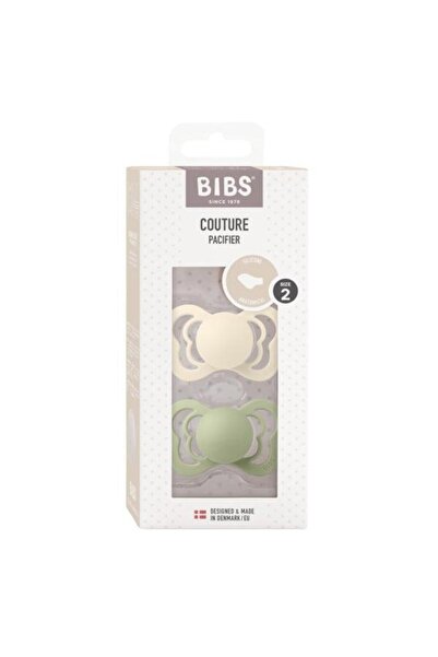 Bibs Set 2 Suzete Couture Silicon, Tetina Anatomica, 6 Luni +