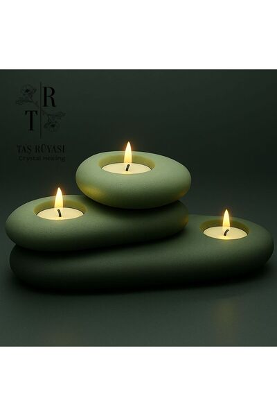 TAŞ RÜYASI Modern Zen Mumluk 3'lü Set
