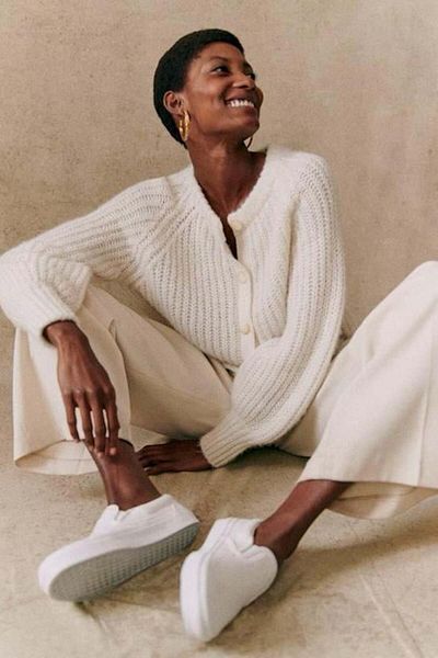 Madmext Ecru Crew Neck Thessaloniki Knitted Buttoned Women's Cardigan Mg2487