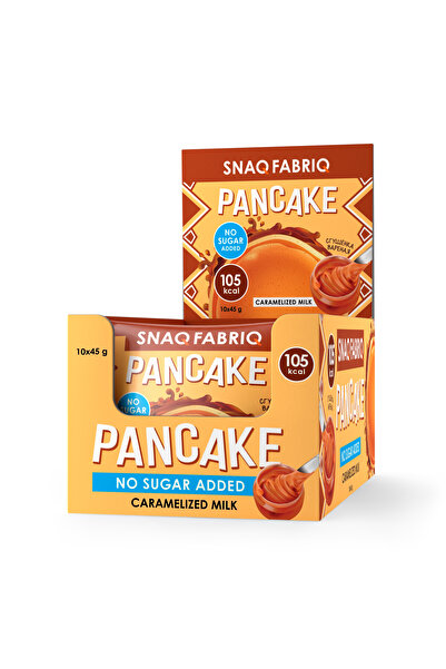 SNAQ FABRIQ فطيرة محشوة بالحليب المكرمل بدون إضافة سكر 10 × 45 جم