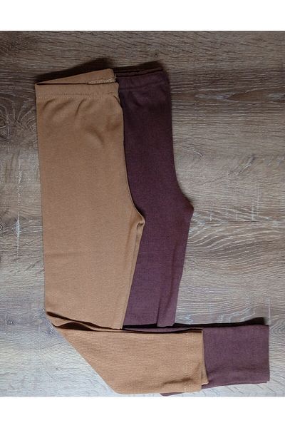 Fun Kids 2-Pack Ribbed Camisole Children's Leggings 7-8 Years