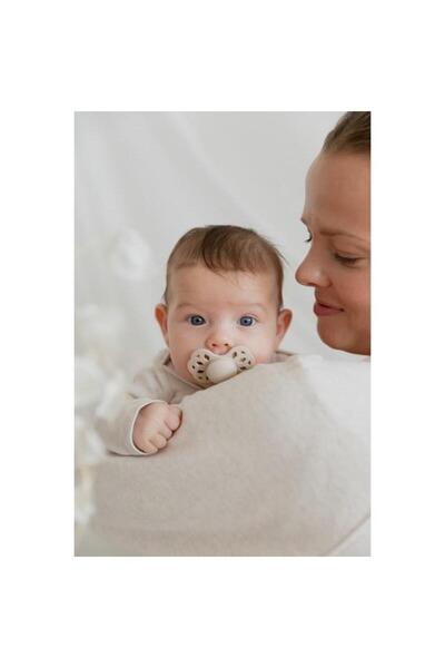 Bibs Suzeta Infinity, Silicon, Tetina Simetrica, 6 Luni +, Sage