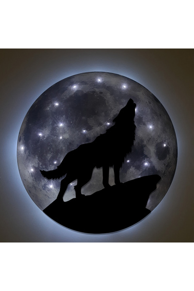 Lucenda Kişiselleştirilebilir Led Işıklı Epoksi Cam Katmanlı Tablo Hardy Kurt Dolunay