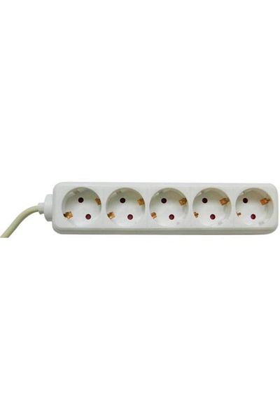 Bachmann Extension Cord SELLY BM-3812515, without switch, 5 sockets, 3 m (White)