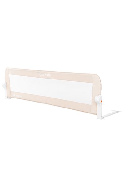 Kikka Boo KikkaBoo I am Safe Children's Bed Guardrail Beige 150 cm, Stable Fixation, Foldable, Suitable
