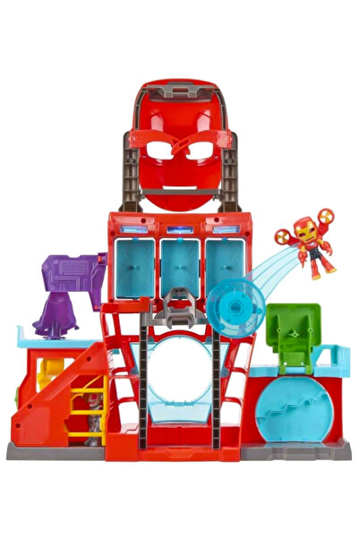 Marvel Iron Man and His Awesome Friends Iron Quarters Oyun Seti G1259