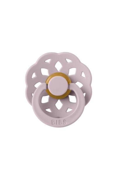 Bibs Suzeta Boheme Latex, Tetina Rotunda, 6 Luni +, Dusky Lilac
