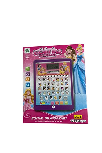 Prlk toys Dijital 100 Fonksiyonlu Ingilizce Türkçe Eğitici Oyuncak Tablet