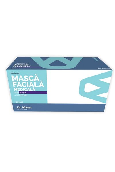 Dr. Mayer Medical Mask Dr. Mayer DRM-CFFMPR, 4 Layers, 50 pcs. (Purple)