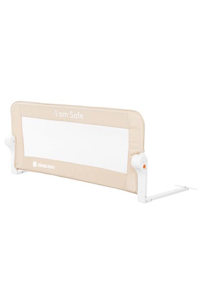 Kikka Boo KikkaBoo I am Safe Beige 102 cm protective bed barrier, foldable to allow for