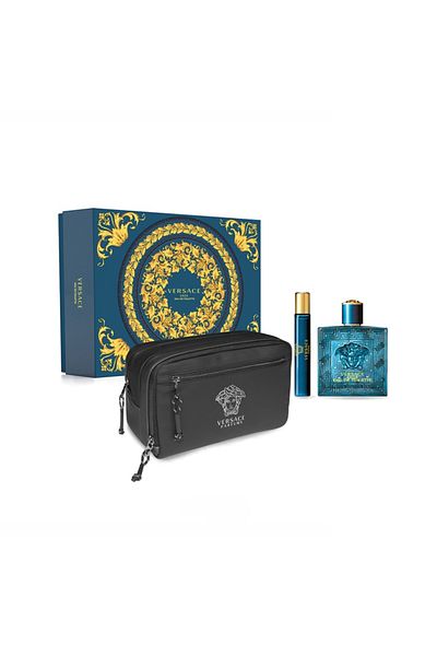 Versace Versace, Eros Eau de Toilette, Men's Gift Set-Eau de Toilette 100ml+10ml+Gift Box