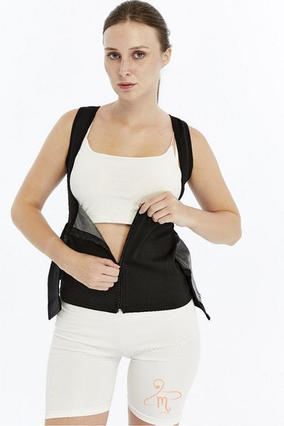 miresa Mi̇resauna Model Sauna Performance Effective Waist Belt Corset Black