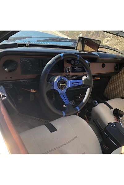 carlone Ford Taunus Sabit Direksiyon Göbeği-35cm Mavi Drifting Momo Spor Dire...