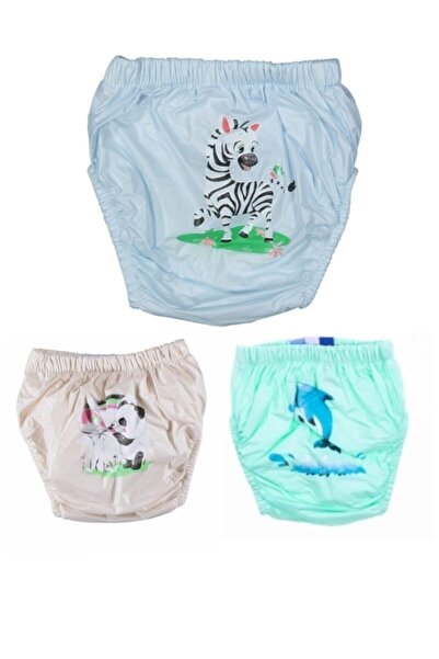 bonbonetti chocolate baby&kids Kız Çocuk 3-4 Yaş Sızdırmaz Yıkanabilir 3 Adet...