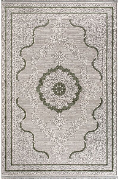 Artemis Halı Artemis Hali Lia 1128K Krem Yeşil Akrilik Karel Hali