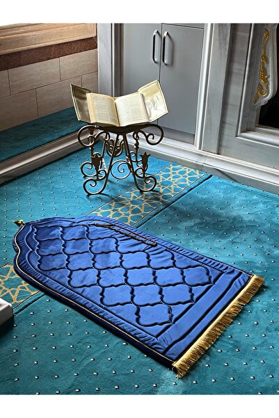 Naffabric pek Kadife Konforlu Kapitone Seccade - Ortopedik Diz Ağrıtmayan Sün...