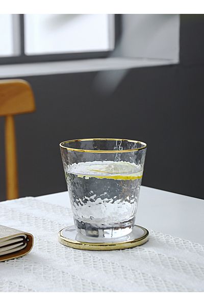 Shuer 295 ml Household Full Bright Hammer Glass Water Cup