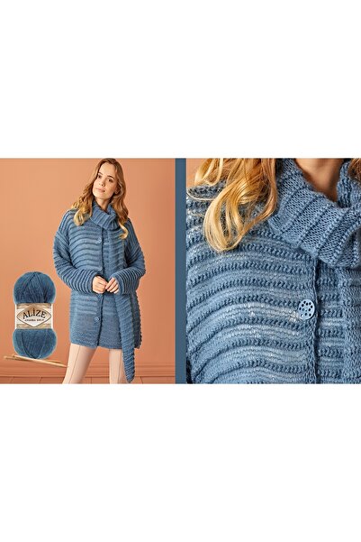 Alize Angora Gold 5’li Paket El Örgü İpi 100g x 5 Adet - Renk Kodu: 681 - Açık Somon