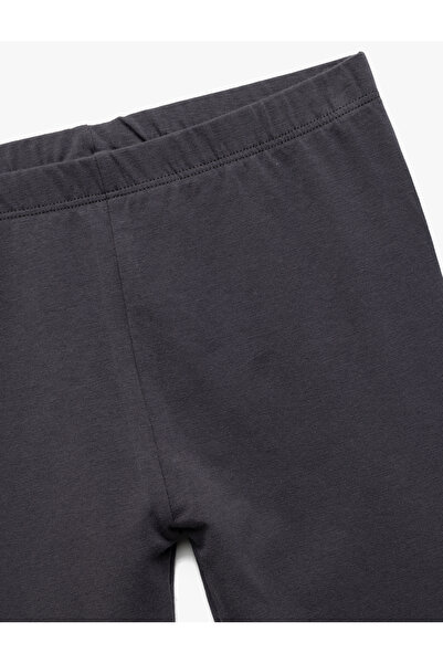 Koton Cotton Elastic Waist 2-Piece Basic Long Leggings Set