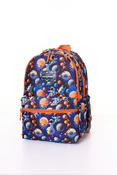 D'VERS Astronaut Patterned 3-Piece School Bag Set