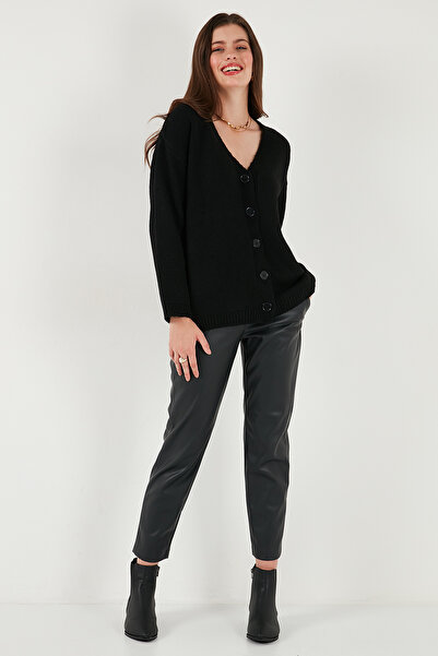 Lela Regular Fit V-Neck Buttoned Knitwear Cardigan Cardigan 4616229