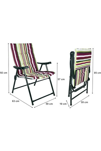 GO2CAMPS Foldable Camping Chair with Cushion, Sadu Chair