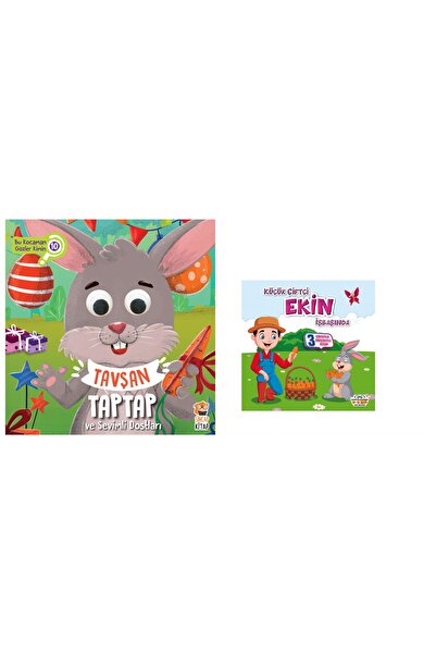 Sincap Kitap Bu Kocaman Gözler Kimin Tavşan Taptap ve Sevimli Dostları -3 boy...