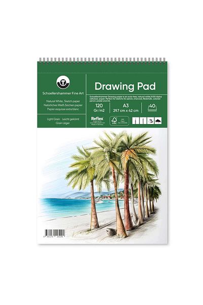 Schoellershammer Drawing Pad Drawing Notebook 120 Gr A3 40 Sheets