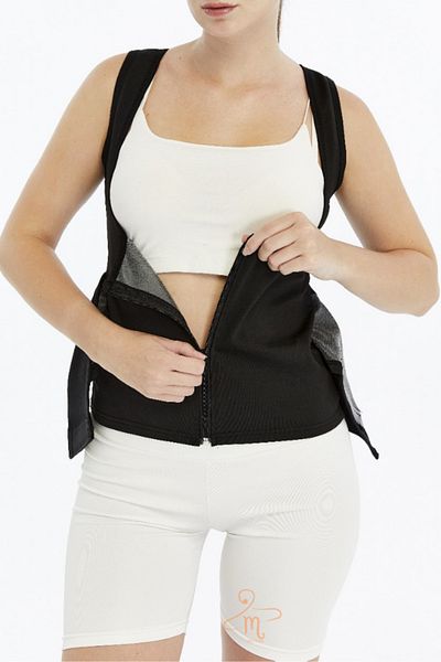 miresa Mi̇resauna Model Sauna Performance Effective Waist Belt Corset Black