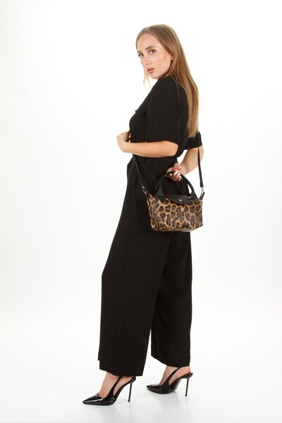 Newish Polo Women's Leopard Tiger Small Hand and Shoulder Bag