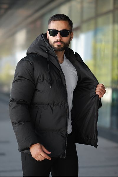 Rowsmen Unisex Men Women Hooded Wind Waterproof Puffer Coat