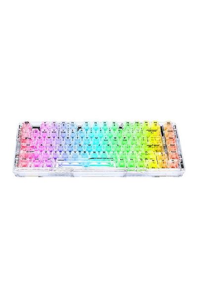 REDRAGON Tastatura gaming mecanica Bluetooth cu si fara fir Elf PRO transparenta iluminare RGB
