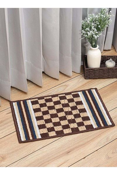 STATUS CONTRACT Anti Slip Front Door Mat | Living Room Rug for Entrance Doors (Multi color), 38 X 58