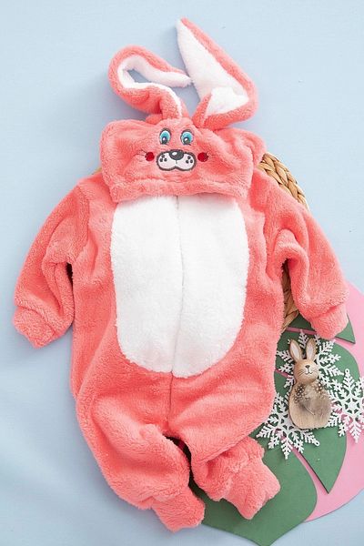VaVbaby Welsoft Unisex Zippered Plush Winter Baby Sleeping Bag Children's Jumpsuit Children's Costume