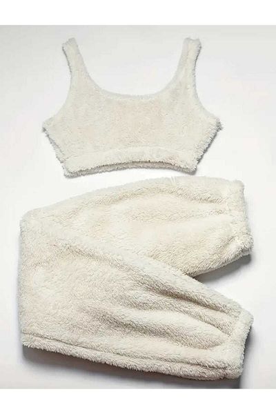 Es Sport Women's Plush Singlet and Tracksuit Set