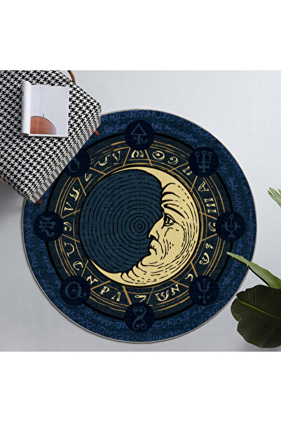 sharpdo Rugs living room Circular classic element carpet120*120cm