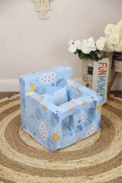 fun moments Baby Sit-Up Chair - Comfortable Support Seat for Infants Learning to Sit - with Pillow