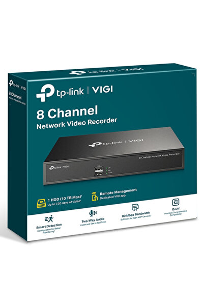 TP-LINK NVR VIGI NVR1008H, 8 channels