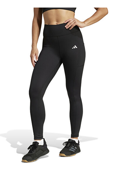 adidas JE8024 OPT RIB 7/8 L Siyah Kadın Tayt