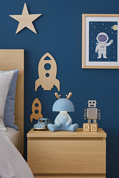 SimaAvize Sima Avize Bluettoh Ve Hoparlörlü Dokunmatik Led Şarjlı Masa Lambası