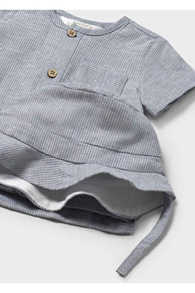 MAYORAL Baby Boy 3-Piece Striped Linen Suit