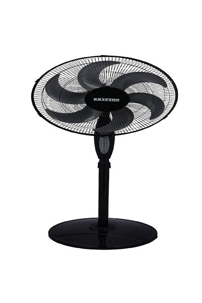 KRYPTON Krypton 16-inch Pedestal Fan, Black, 75.0W KNF6159